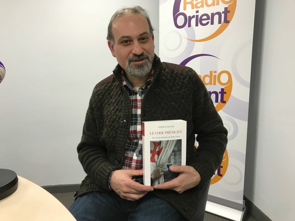 Karim el koussa Invited to present his book 'the Phoenician Code' at Radio Orient